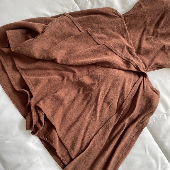 Pacsun brown skort romper - Picture 4 of 5